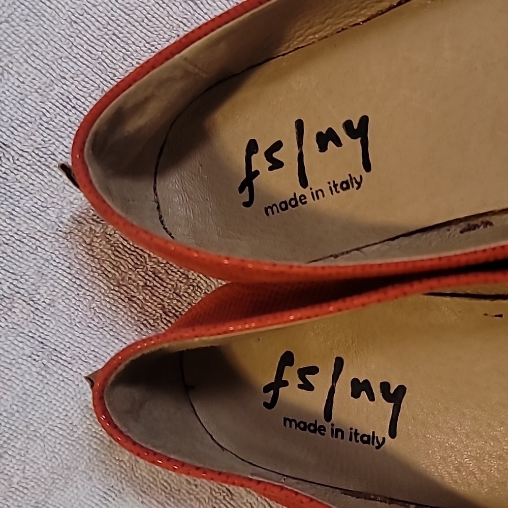 fs/ny Rusty Coral Ballet Flats - Picture 3 of 7